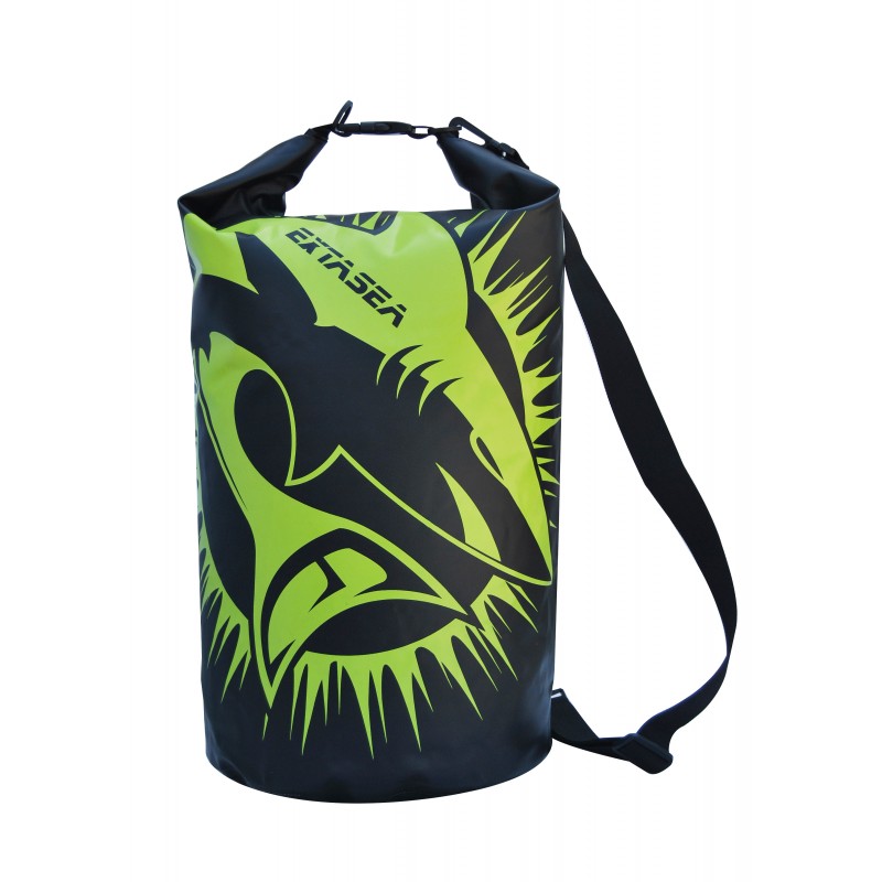 ExtaSea Dry Bag wasserdichter Packsack mit Tragegurt schwarz lime hier im ExtaSea-Shop günstig online bestellen