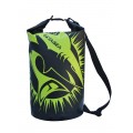 ExtaSea Dry Bag wasserdichter Packsack mit Tragegurt schwarz lime