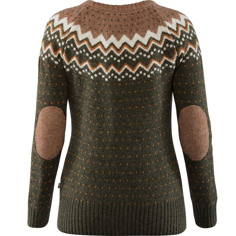 Fjällräven Övik Knit Sweater Damen Pullover Strickpullover deep forest hier im Fjällräven-Shop günstig online bestellen