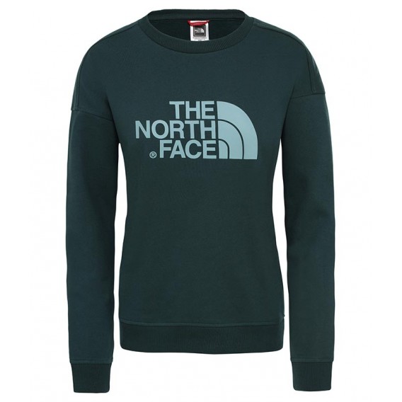 The North Face Drew Peak Crew Damen Pullover Sweater ponderosa green hier im The North Face-Shop günstig online bestellen
