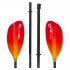 ExtaSea Pro-XL Carbon Vario Doppelpaddel | 220-240cm | 4-teilig | red-yellow hier im ExtaSea-Shop günstig online bestellen