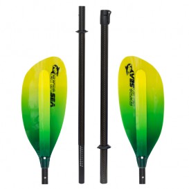 ExtaSea Pro-XL Carbon Vario Doppelpaddel | 220-240cm | 4-teilig | lime-yellow hier im ExtaSea-Shop günstig online bestellen