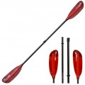 ExtaSea Pro Tour Carbon Vario Doppelpaddel | 220-240cm | 4-teilig | red