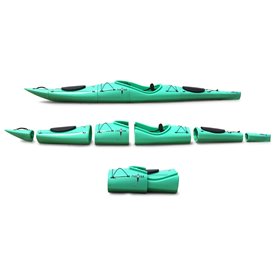 Pakayak Bluefin 14 Packbares Festboot Touren- und Wanderkajak hier im Pakayak-Shop günstig online bestellen