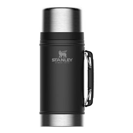 Stanley Classic Food Container 0,94l Vakuum Edelstahl Isolierbecher schwarz