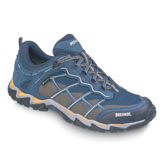 Meindl Houston GTX Herren Wanderschuh Multifunktionsschuh jeans-orange hier im Meindl-Shop günstig online bestellen