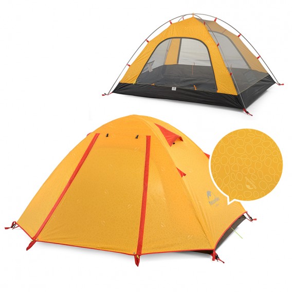 Naturehike P-Series Knurling PU Tent Zelt 3 Personen Igluzelt orange hier im Naturehike-Shop günstig online bestellen