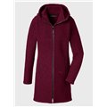Mufflon Rika Damen Wollmantel Wintermantel berry
