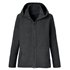 Mufflon Nele Damen Merino Jacke anthrazit