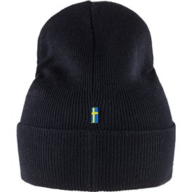 Fjällräven Classic Knit Hat Strickmütze Wintermütze dark navy hier im Fjällräven-Shop günstig online bestellen