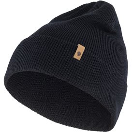Fjällräven Classic Knit Hat Strickmütze Wintermütze dark navy hier im Fjällräven-Shop günstig online bestellen