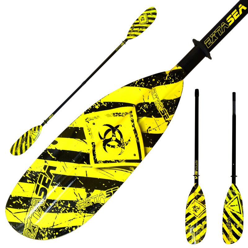 ExtaSea Danger Vario Fiberglas Doppelpaddel Kajak Paddel 2-teilig inkl. Tasche hier im ExtaSea-Shop günstig online bestellen