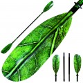 ExtaSea Leaf Vario Fiberglas Doppelpaddel Kajak Paddel 4-teilig inkl. Tasche