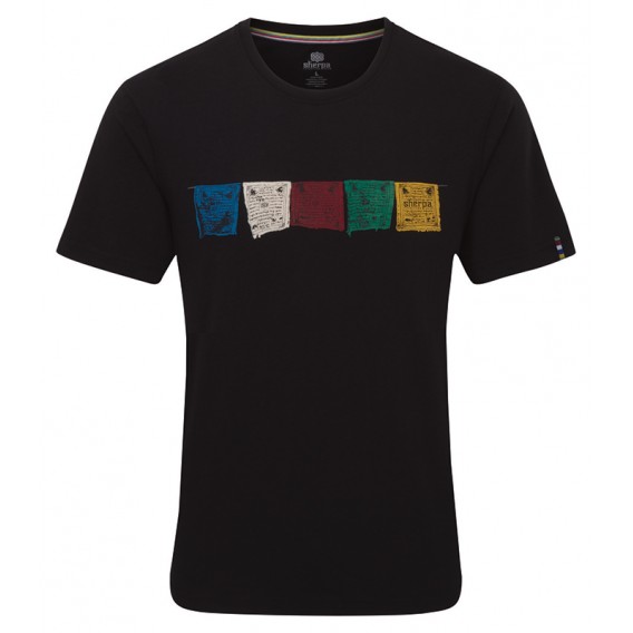 Sherpa Tarcho Tee Herren T-Shirt Kurzarmshirt black hier im Sherpa-Shop günstig online bestellen