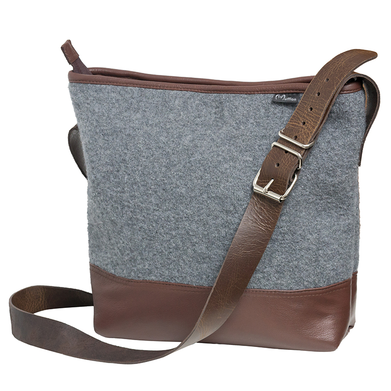 Mufflon TLR Handtasche Umhängetasche grey hier im Mufflon-Shop günstig online bestellen