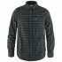 Fjällräven Övik Flannel Shirt Herren Hemd langarm dark grey hier im Fjällräven-Shop günstig online bestellen