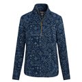 Sherpa Namla Zip Tee II Damen Pullover neelo blue