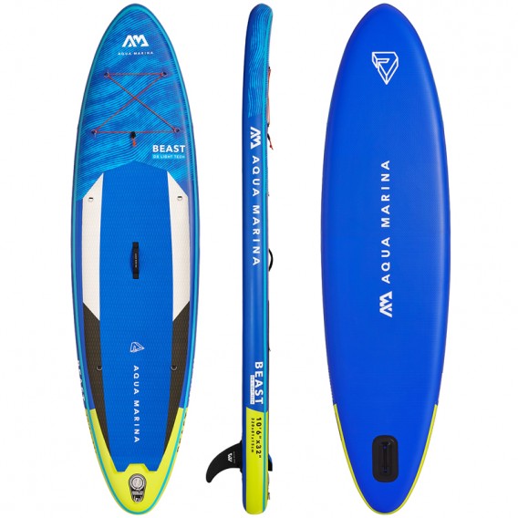 Aqua Marina Beast 10.6 aufblasbares Stand Up Paddle Board SUP komplett Set hier im Aqua Marina-Shop günstig online bestellen