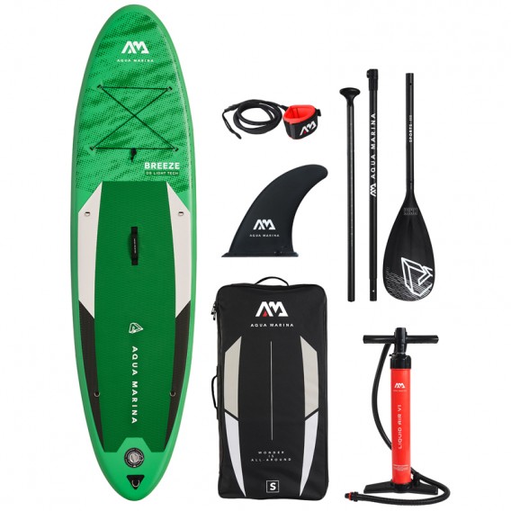 Aqua Marina Breeze aufblasbares Stand Up Paddle Board SUP komplett Set hier im Aqua Marina-Shop günstig online bestellen