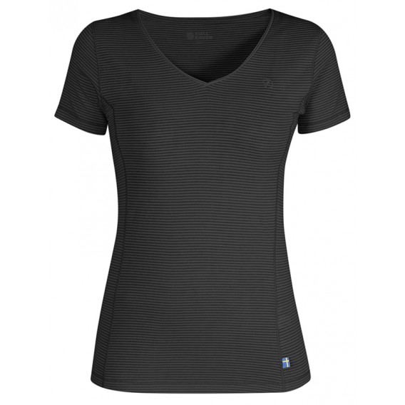 Fjällräven Abisko Cool T-Shirt Damen Kurzarmshirt dark grey hier im Fjällräven-Shop günstig online bestellen
