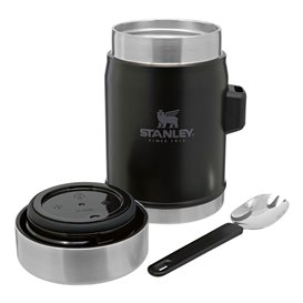 Stanley Classic Food Jar + Spork Isolierbecher mit Löffel schwarz hier im Stanley-Shop günstig online bestellen