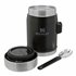 Stanley Classic Food Jar + Spork Isolierbecher mit Löffel schwarz