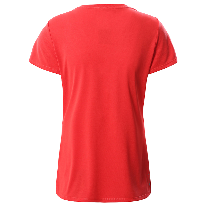 The North Face Reaxion Amp Crew Damen T-Shirt horizon red hier im The North Face-Shop günstig online bestellen