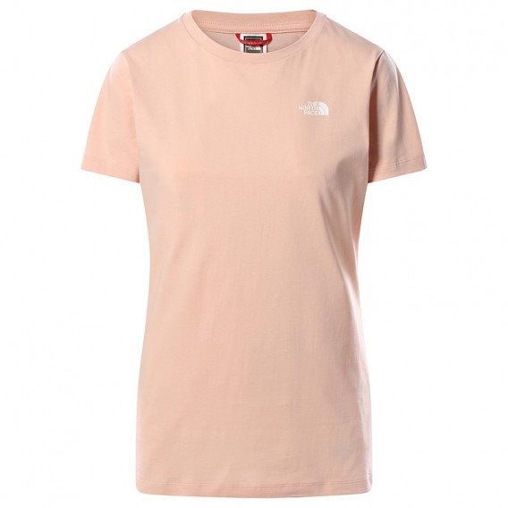 The North Face Short Sleeve Simple Dome Tee Damen T-Shirt evening sand pink hier im The North Face-Shop günstig online bestellen