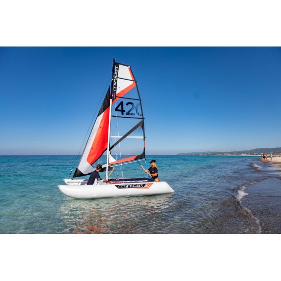 MiniCat 420 Emotion aufblasbarer Katamaran Segelboot hier im MINICAT-Shop günstig online bestellen