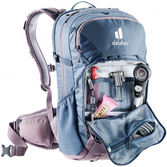 Deuter Attack 18 SL Damen Fahrradrucksack marine-grape hier im Deuter-Shop günstig online bestellen