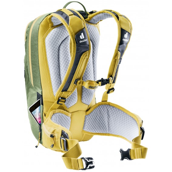 Deuter Attack 16 Fahrradrucksack khaki-turmeric hier im Deuter-Shop günstig online bestellen