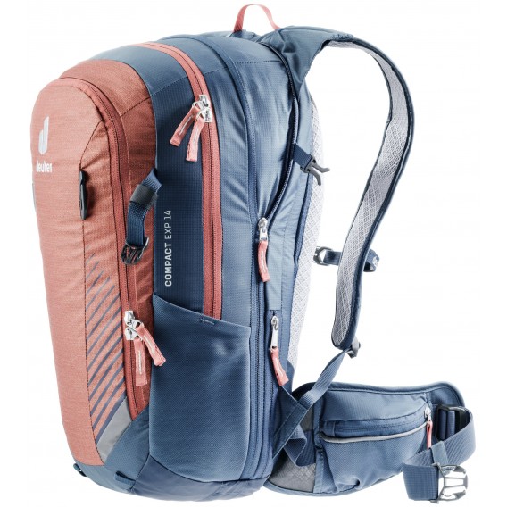 Deuter Compact EXP 14 Fahrradrucksack redwood-marine hier im Deuter-Shop günstig online bestellen