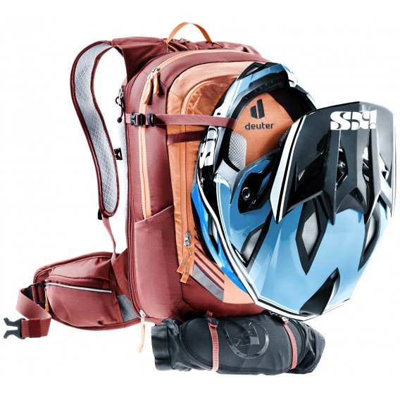 Deuter Compact EXP 12 SL Damen Fahrradrucksack sienna-redwood hier im Deuter-Shop günstig online bestellen