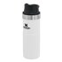 Stanley Classic Trigger Action Travel Mug 0,473l Thermobecher Trinkbecher weiß