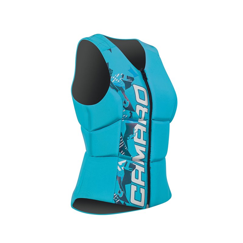 Camaro Impact Vest Pro Damen Prallschutzweste Wendeweste türkis-schwarz hier im Camaro-Shop günstig online bestellen