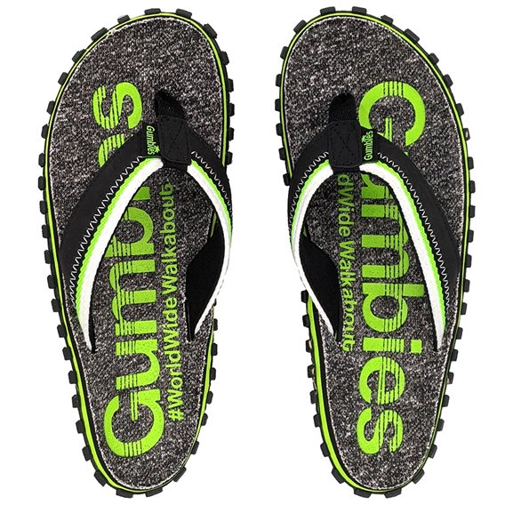 Gumbies Cairns Zehentrenner Badelatschen lime hier im Gumbies-Shop günstig online bestellen