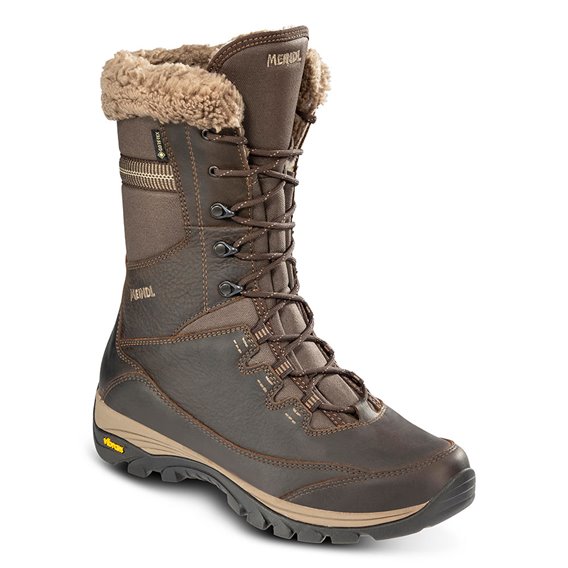 Meindl Novara Lady GTX Damen Winterstiefel Winterboots dunkelbraun hier im Meindl-Shop günstig online bestellen