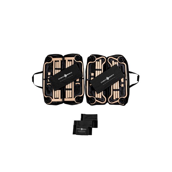 Disc-O-Bed XL Campingbett Etagenbett Faltbett mit Seitentaschen schwarz hier im Disc-O-Bed-Shop günstig online bestellen