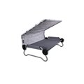 Disc-O-Bed Dog-Bed Large Hundebett Faltbett Groß grau