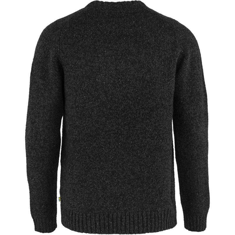 Fjällräven Lada Round-Neck Sweater Herren Strickpullover black hier im Fjällräven-Shop günstig online bestellen