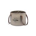 Naturehike Round Bucket faltbares Waschbecken Wasserbehälter light brown