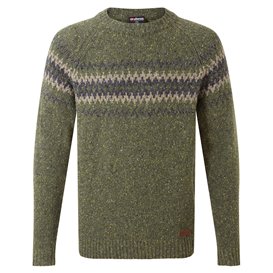 Sherpa Dumji Crew Sweater Herren Pullover Strickpullover evergreen hier im Sherpa-Shop günstig online bestellen