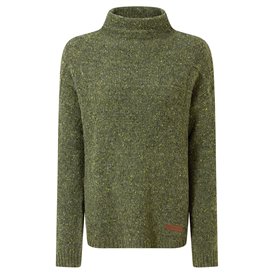Sherpa Yuden Pullover Sweater Damen Strickpullover evergreen hier im Sherpa-Shop günstig online bestellen
