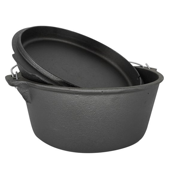 ARTS-Nature Dutch Oven BBQ Gusseiserner Feuertopf 31cm hier im ARTS-Nature-Shop günstig online bestellen