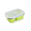 Naturehike Silikon Brotdose Lunchbox faltbar mit Besteck L