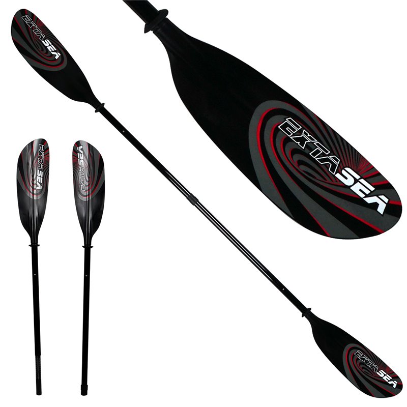 ExtaSea Super-Touring Fiberglas Vario Doppelpaddel 2-teilig red hier im ExtaSea-Shop günstig online bestellen