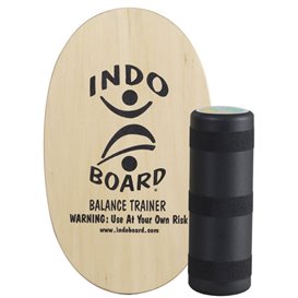 Indoboard Original Clear Balancetrainer inkl. Rolle