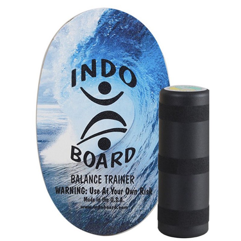 Indoboard Original Color Blue Wave Balancetrainer inkl. Rolle hier im Indo Board-Shop günstig online bestellen