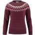 Fjällräven Övik Knit Sweater Damen Pullover Wollpullover dark garnet hier im Fjällräven-Shop günstig online bestellen