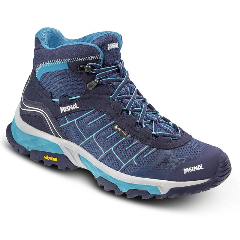 Meindl Finale Lady Mid GTX Damen Freizeitschuhe Wanderschuhe marine-petrol hier im Meindl-Shop günstig online bestellen
